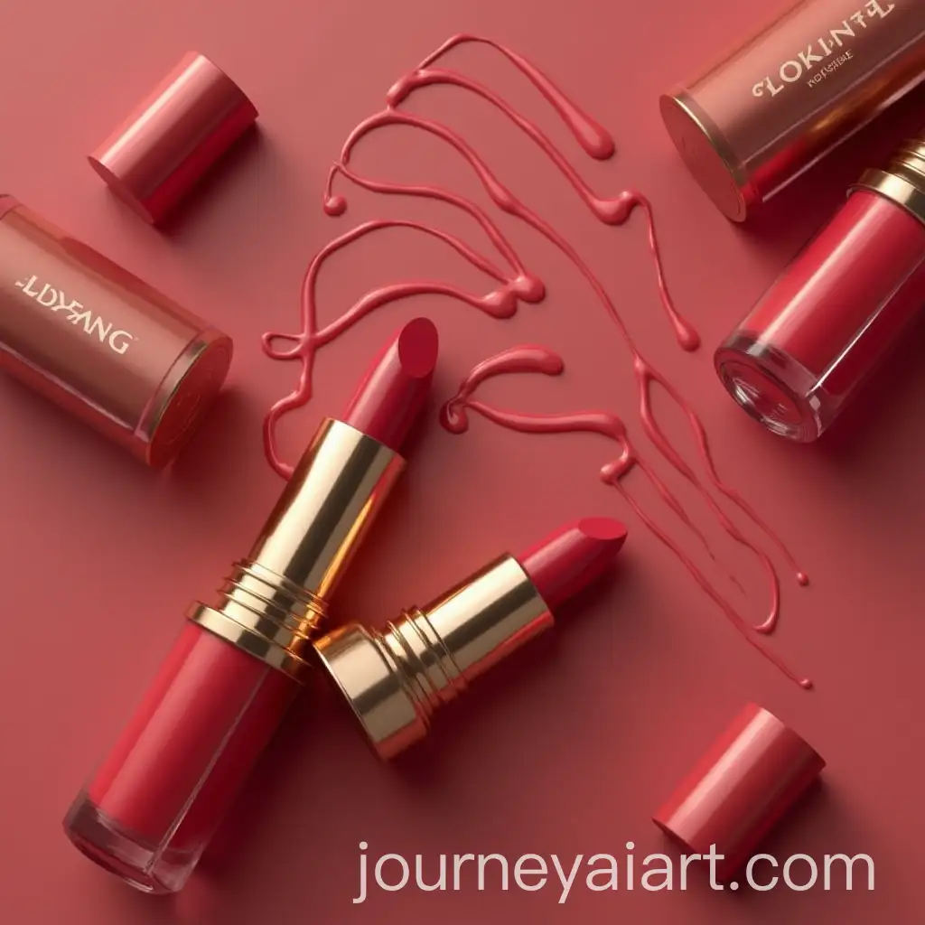 Elegant-Red-Lipstick-Cosmetics-Advertisement