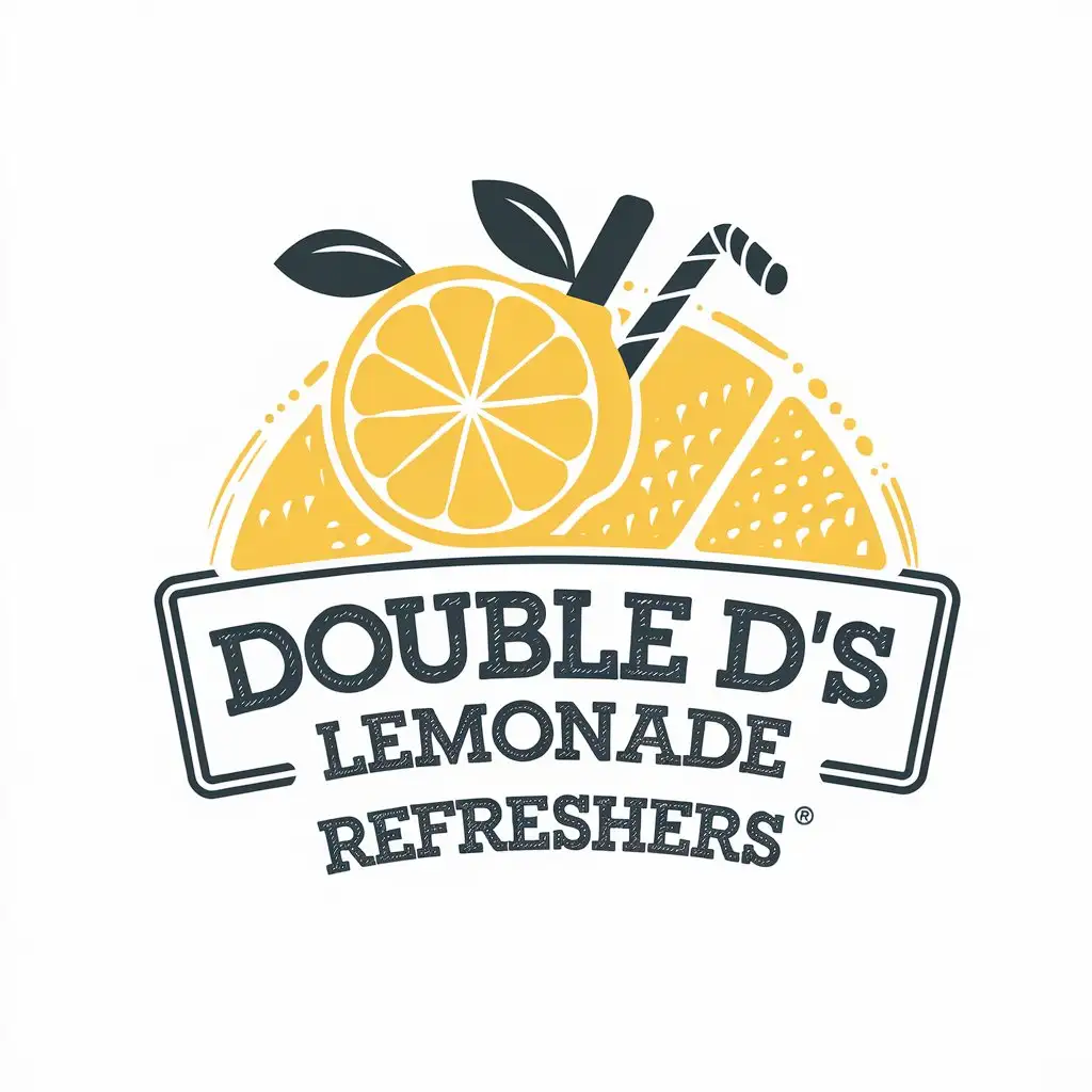 LOGO Design For Double Ds Lemonade Refreshers Family Concession Stand Lemonade Theme