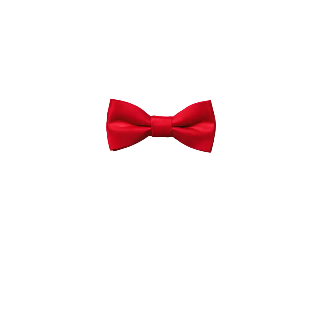 Red-Bow-Tie-PNG-Image-HighQuality-Transparent-Background-for-Versatile-Use