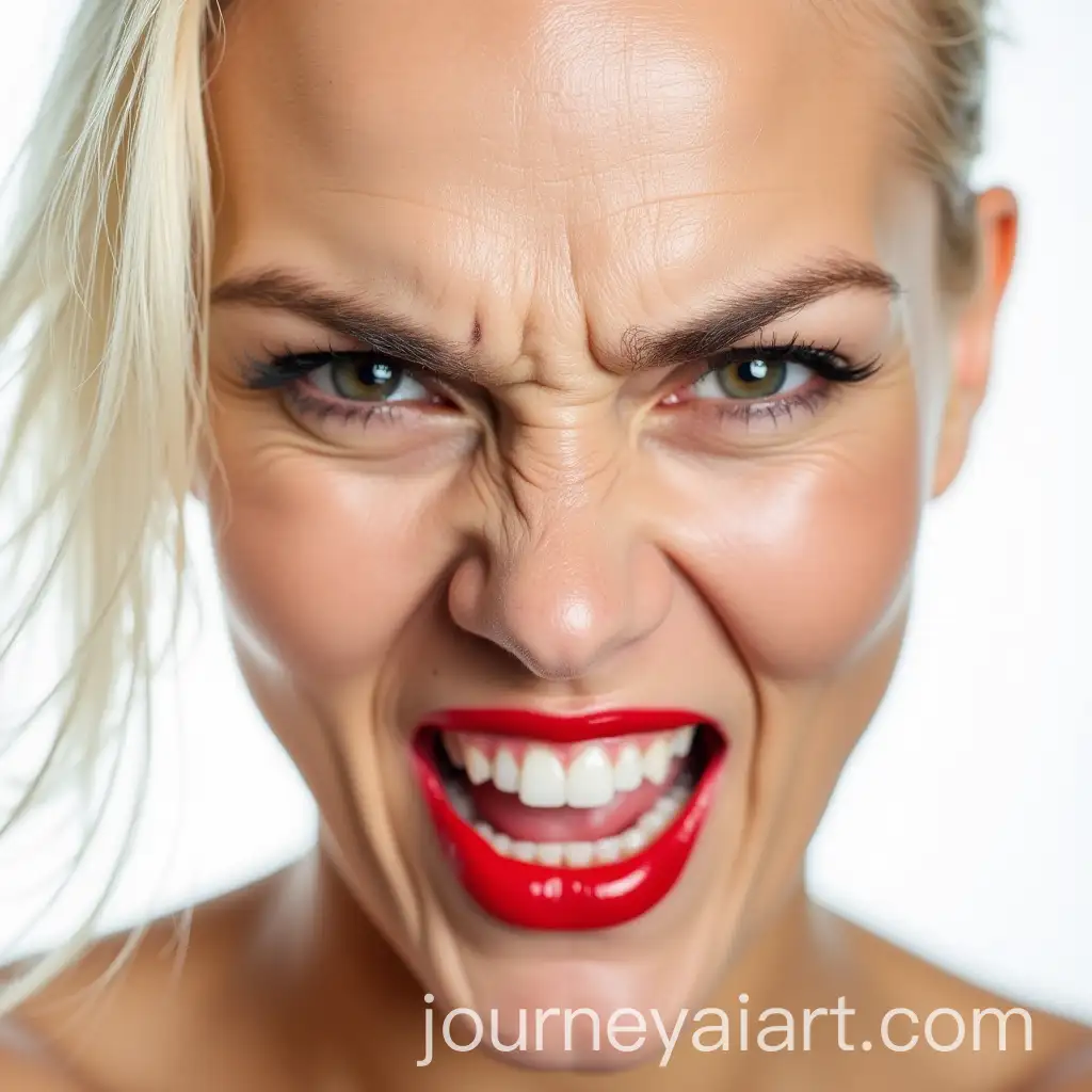 CloseUp-Portrait-of-Angry-Platinum-Blonde-with-Fierce-ExpressionAI-Image-Prompt-Expansion-and-Red-Lipstick