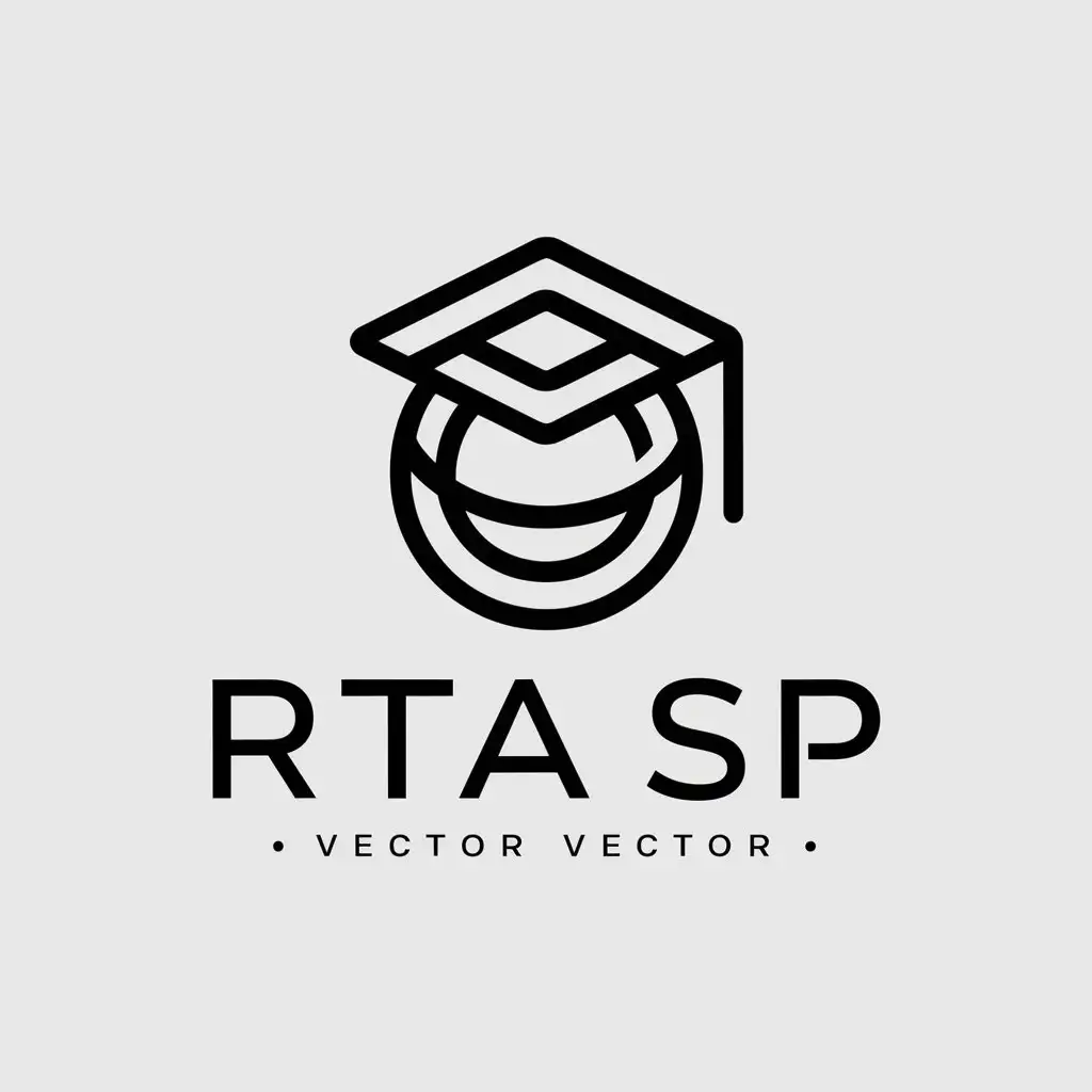 LOGO Design for RTA SP University Unity with Minimalistic Style for Education Industry