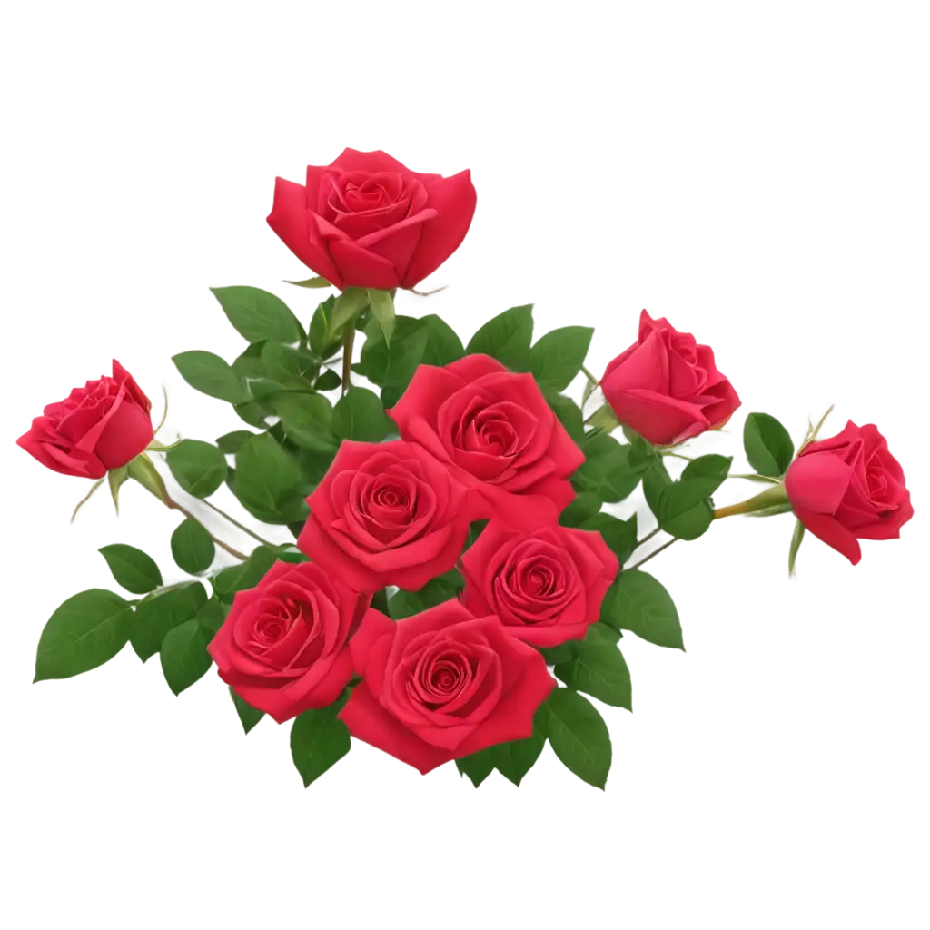 Beautiful-Bush-of-Roses-PNG-Image-Captivating-Floral-Scene-for-Online-Content