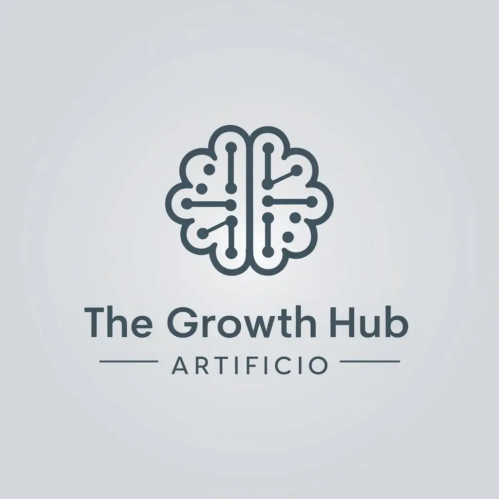 LOGO Design for The Growth Hub Artificio Clean Professional AI Innovation Symbol