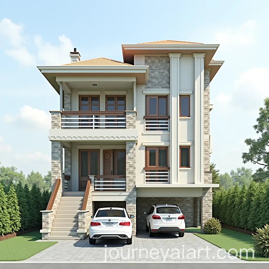 OneStory-Building-ElevAI-Image-Prompt-Expansionation-Plan-with-Front-Stairs-and-16-ft-Width