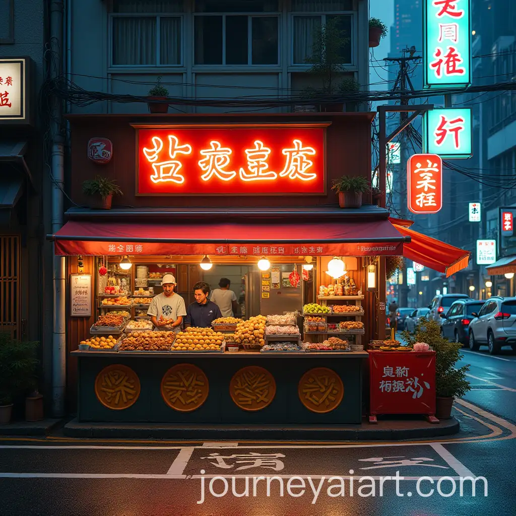 Japanese-Rikshaw-Service-Station-at-Restaurant