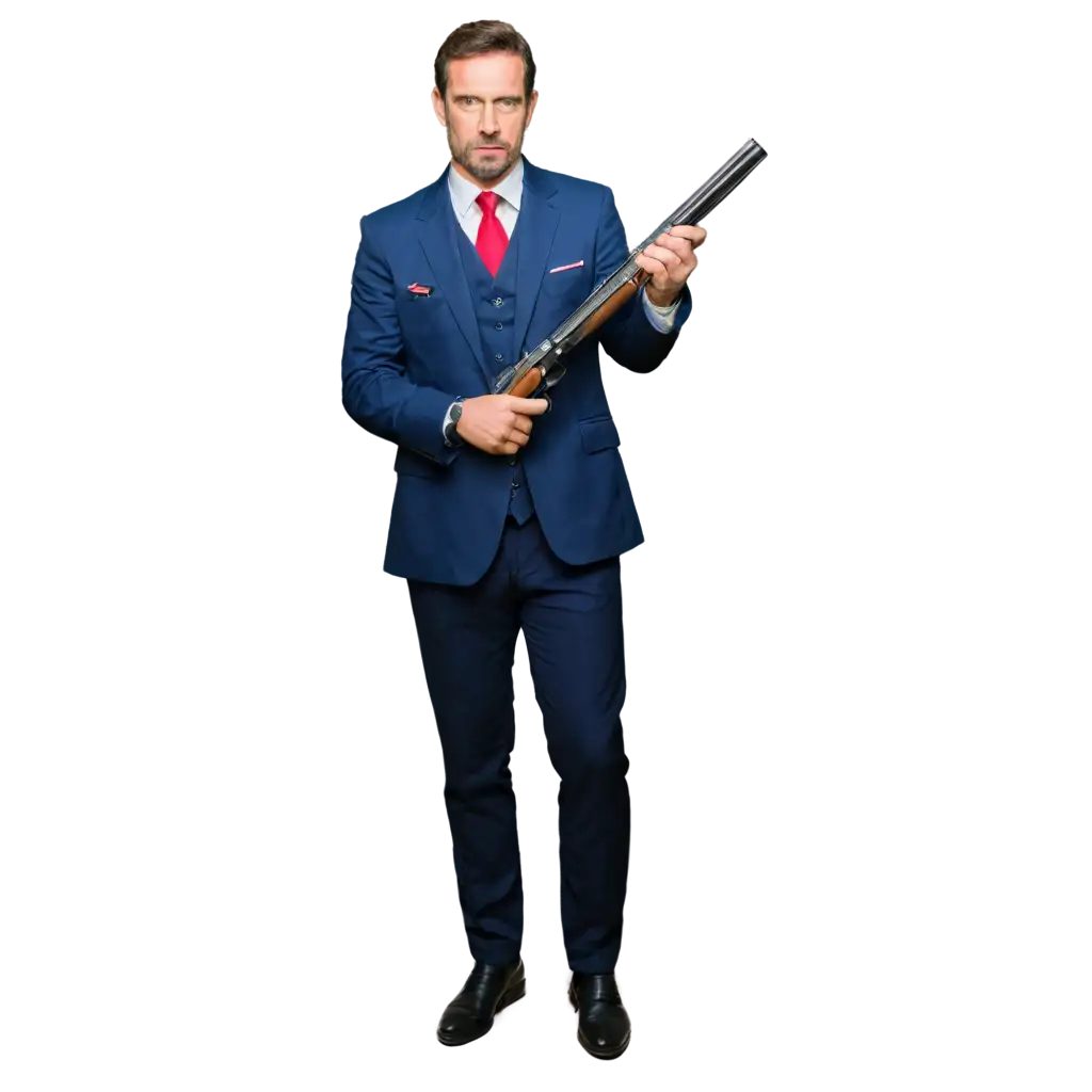 Cinematic-PNG-ImagePNG-Image-Optimization-of-a-Man-in-a-Dark-Blue-Suit-Holding-a-DoubleBarrel-Shotgun-with-Dramatic-Lighting-and-Detailed-Hands