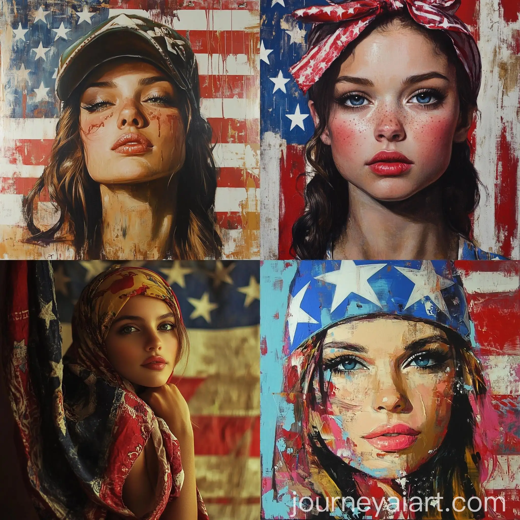 Young-American-Girl-Portrait-with-Traditional-Attire