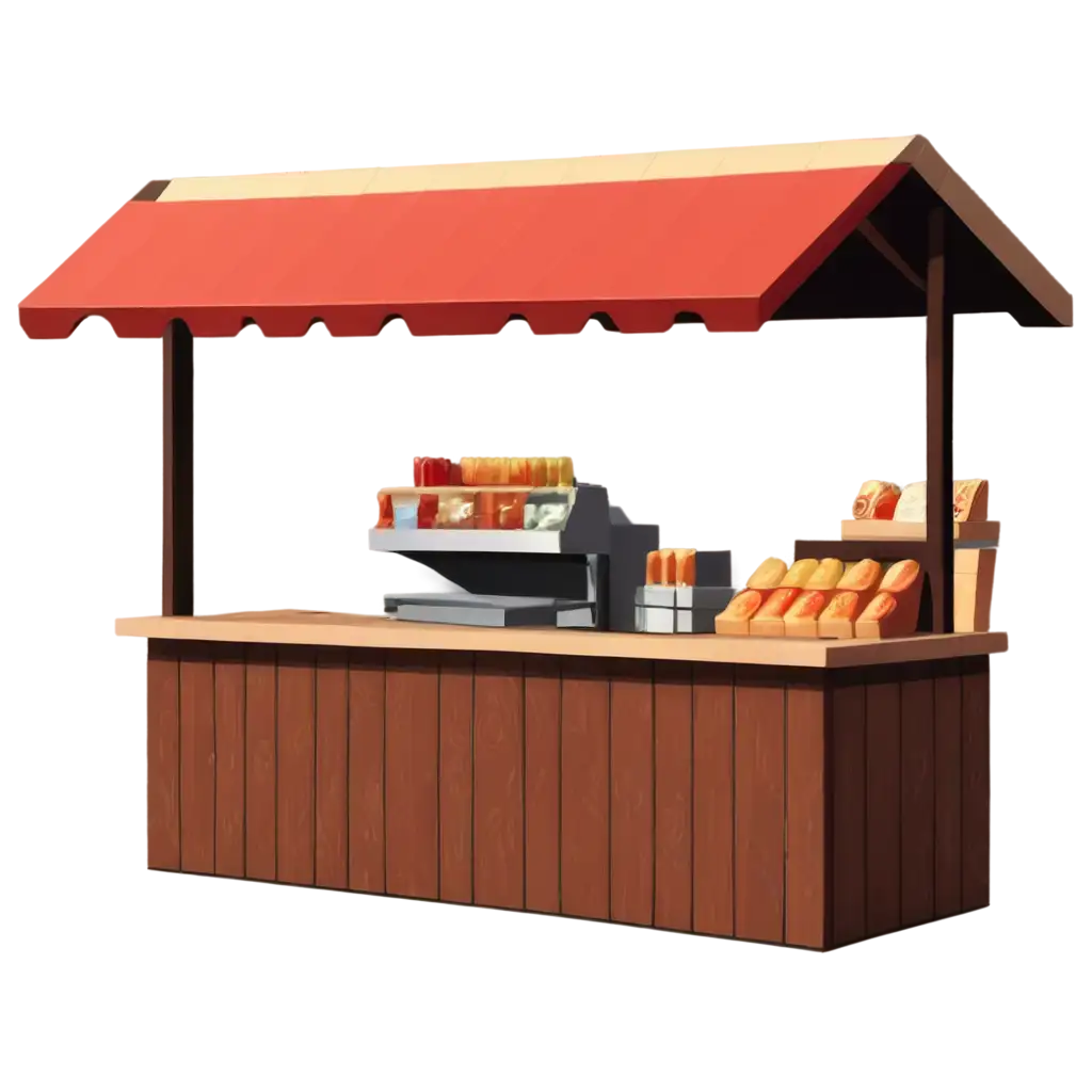 64x64-Pixelated-Food-Stand-PNG-Image-Miniature-Nostalgia-in-Digital-Art