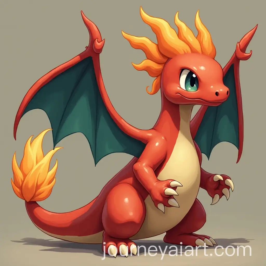 Realistic-Charmeleon-Pokemon-in-Natural-Habitat