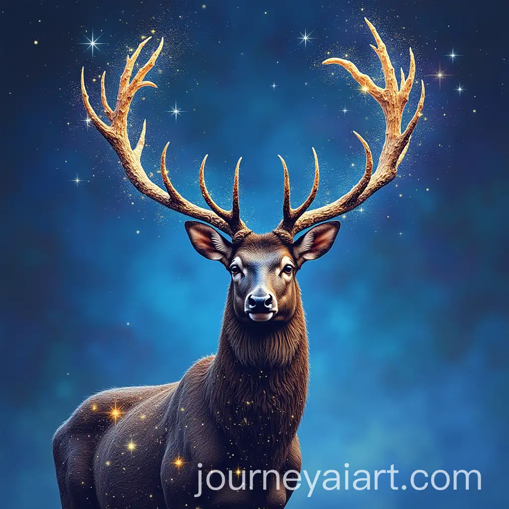 Cosmic-Stag-with-Sparkling-Antlers-of-Constellations