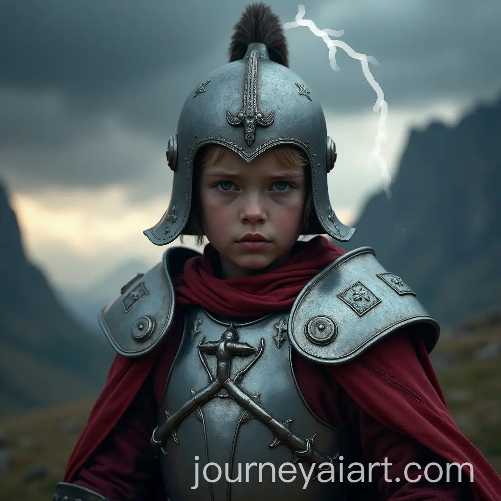 Young-Warrior-in-Silver-Armor-with-Stormy-Background-Ready-for-Battle