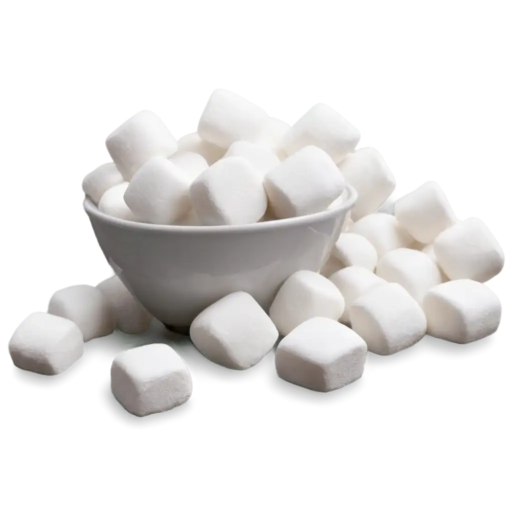 White-Marshmallows-PNG-Image-HighQuality-Transparent-Background-for-Versatile-Use