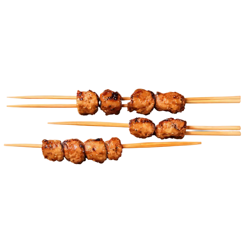 TopDown-View-of-Yakitori-PNG-HighQuality-Image-for-Culinary-and-Design-Use