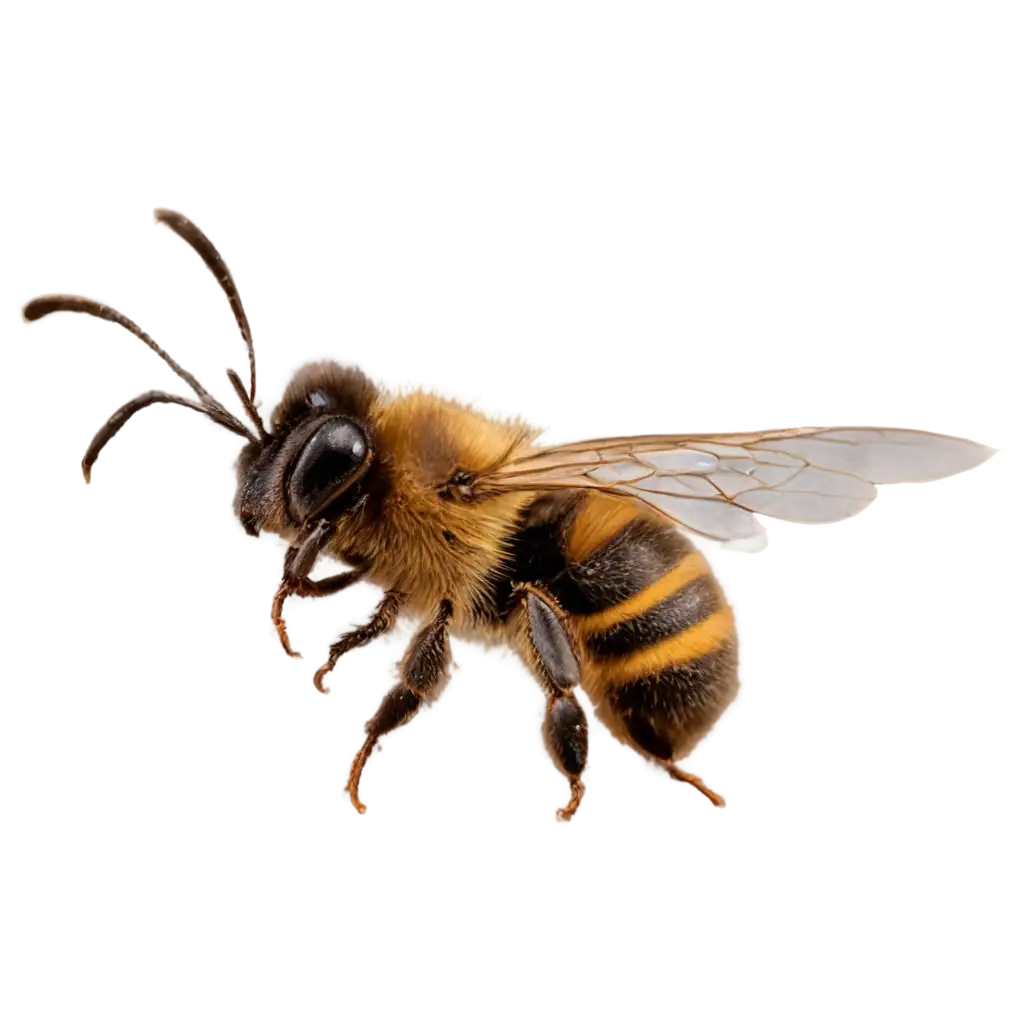 Vibrant-PNG-Image-of-a-Bee-Enhancing-Clarity-and-Quality