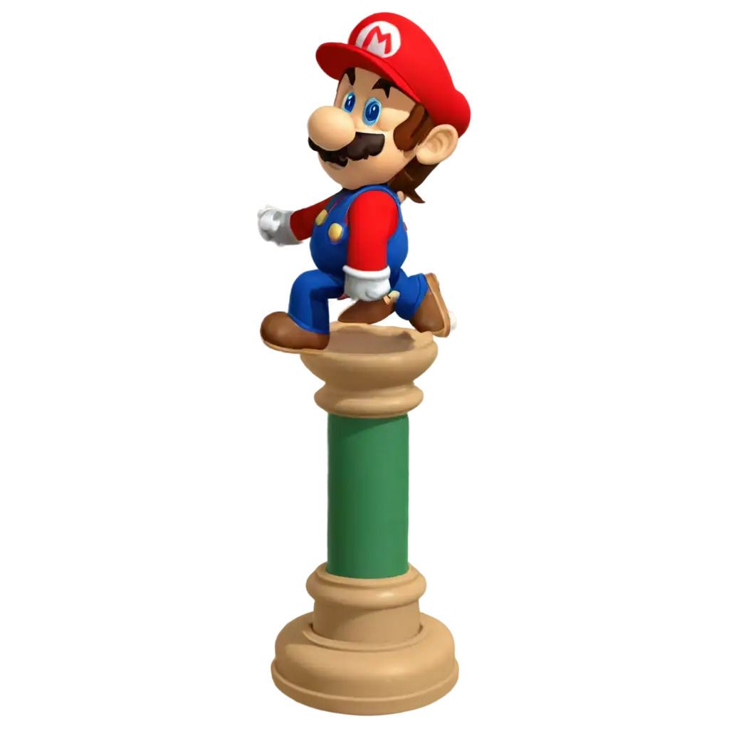 Mario-Themed-Pedestal-PNG-Image-for-Creative-Projects-and-Design