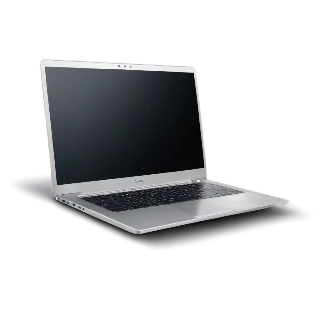 Stylish-Laptop-with-Shadow-PNG-Enhance-Your-Visual-Content