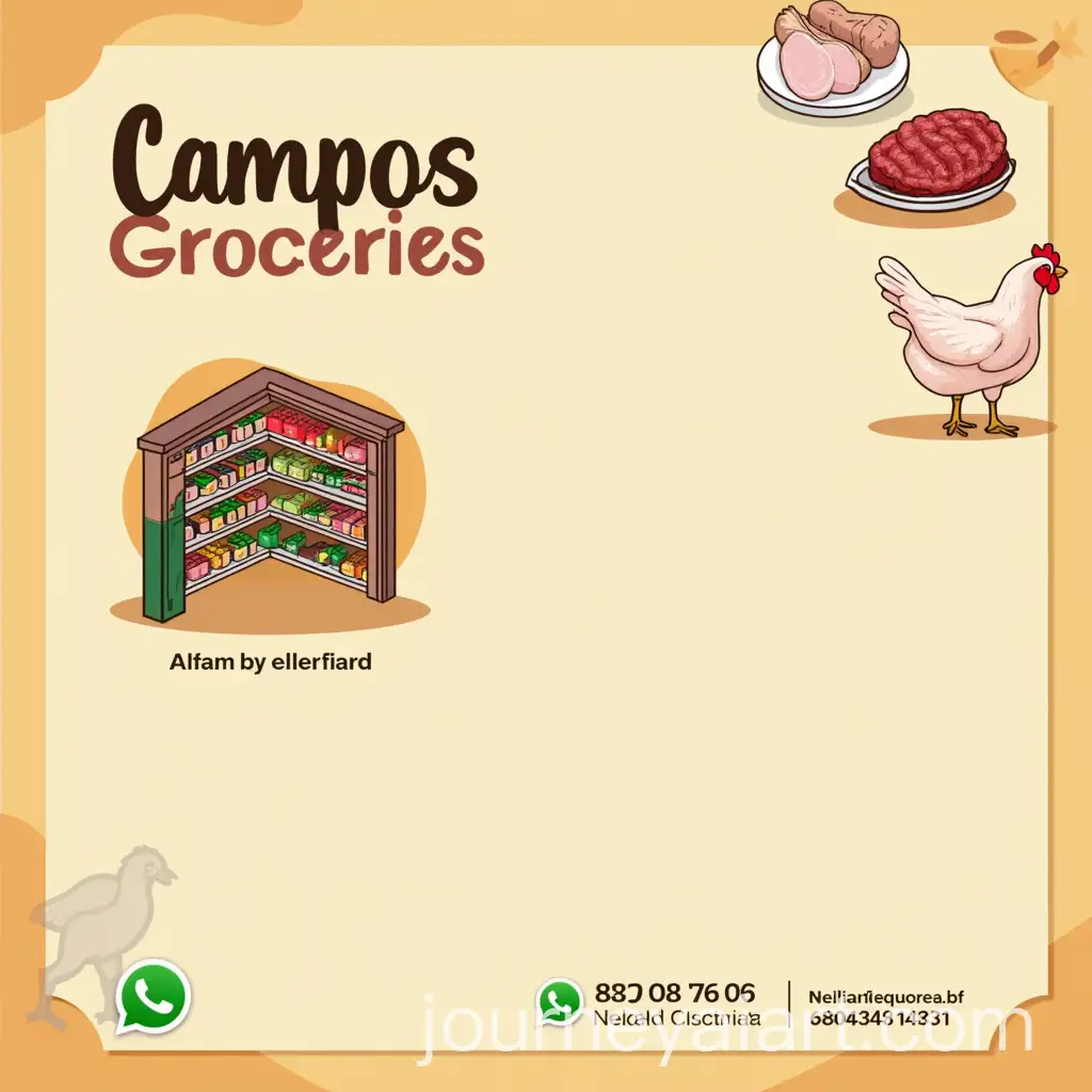 Campos-Groceries-Promotional-Card-with-Fresh-Produce-and-Contact-Info