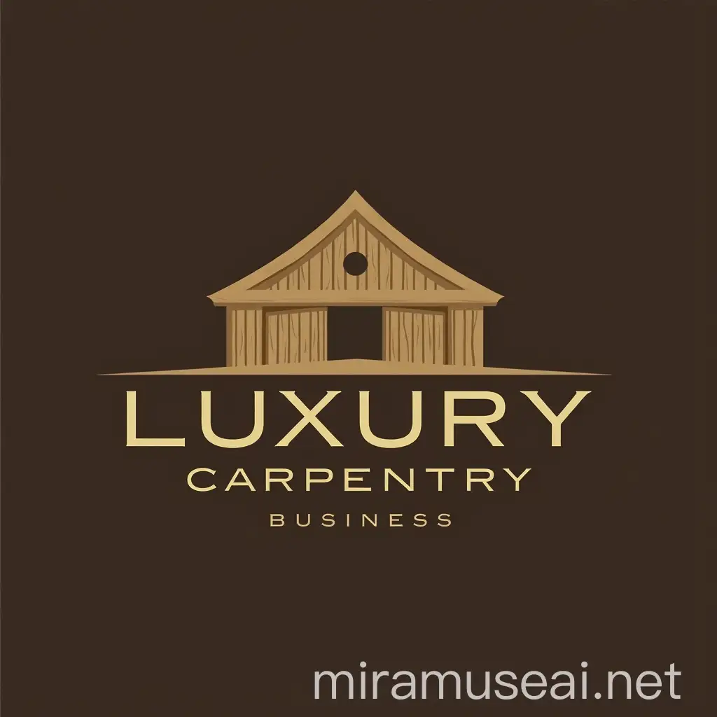 Elegant Logo Design for Luxury Carpentry Business