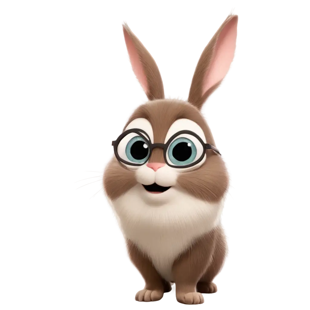 CUTE BUNNY PIXAR STYLE