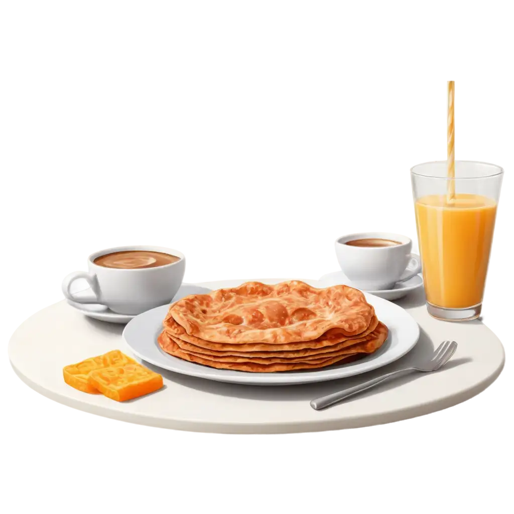 Realistic-PNG-Illustration-of-a-Breakfast-Table-with-4D-Background