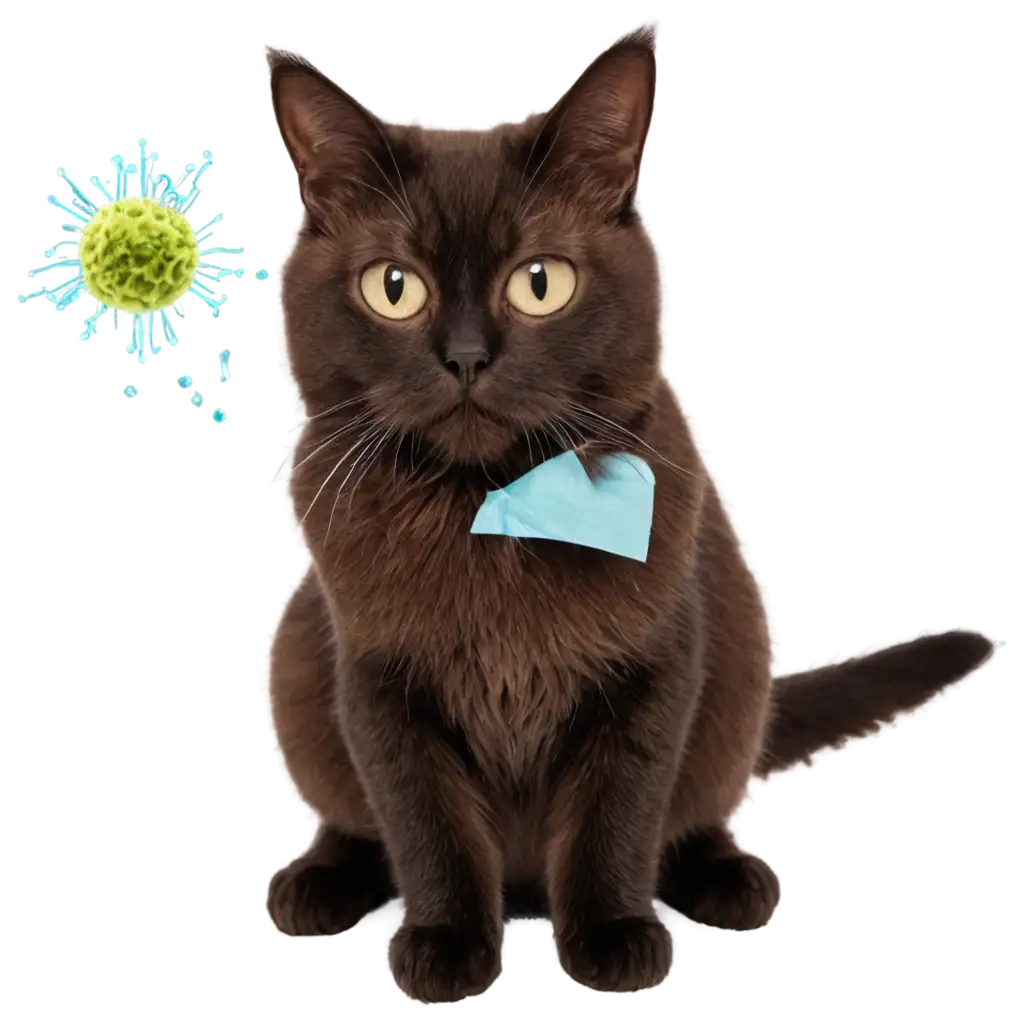 Cat-with-Virus-PNG-Image-HighQuality-Transparent-Image-for-Various-Uses