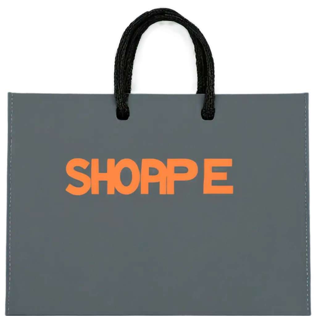 Gray-and-Black-Shopee-Shopping-Bag-PNG-for-Ecommerce-Branding-and-Design