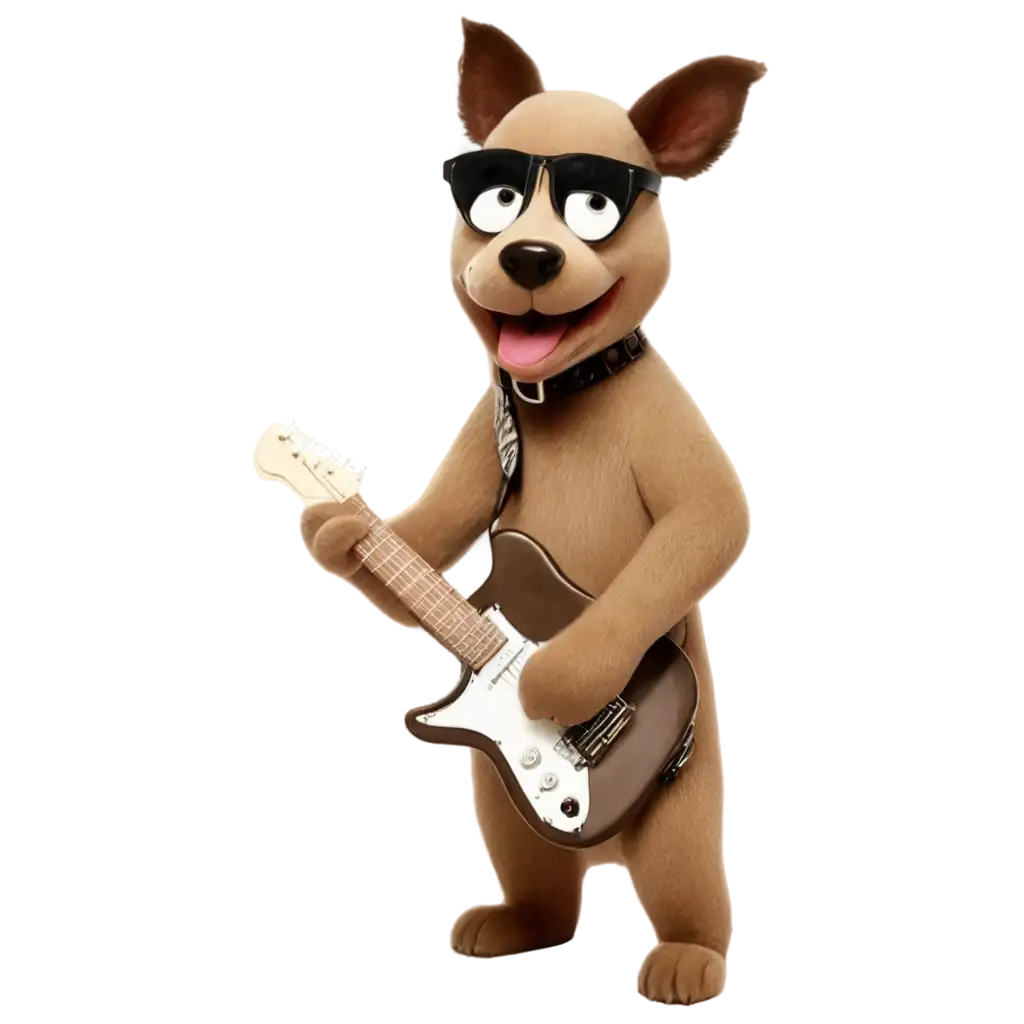 Dog-Playing-Guitar-PNG-A-Musical-Canine-Delight