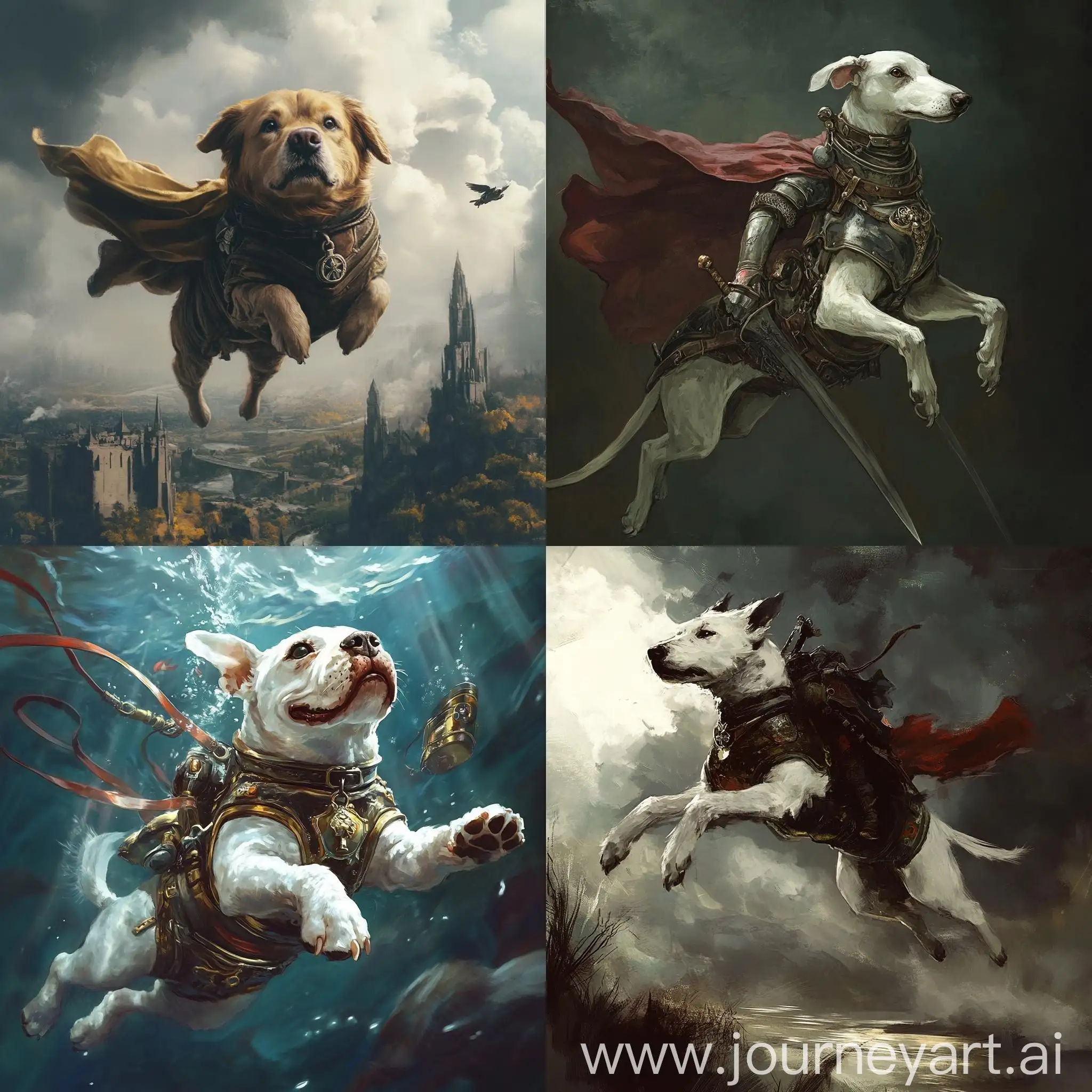 Floating-Knight-Dog-Fantasy-Art