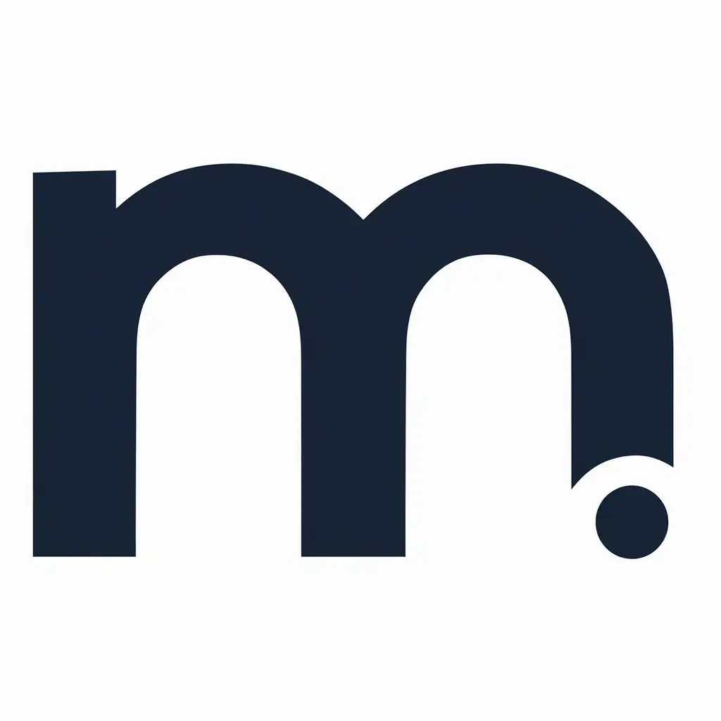 a vector logo design,with the text "M", main symbol:m,Moderate,clear background