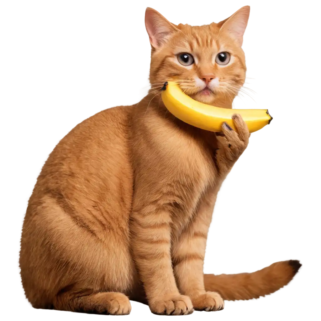 HighQuality-PNG-of-a-Playful-Cat-with-Banana-for-Creative-Projects