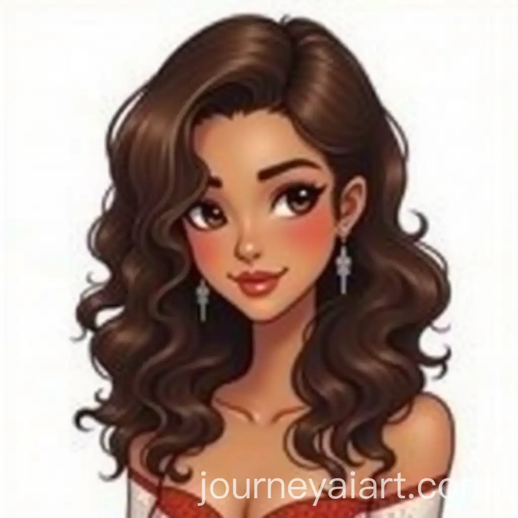 Woman-with-Brown-MidLength-Waves-in-Traditional-Filipiniana-Outfit