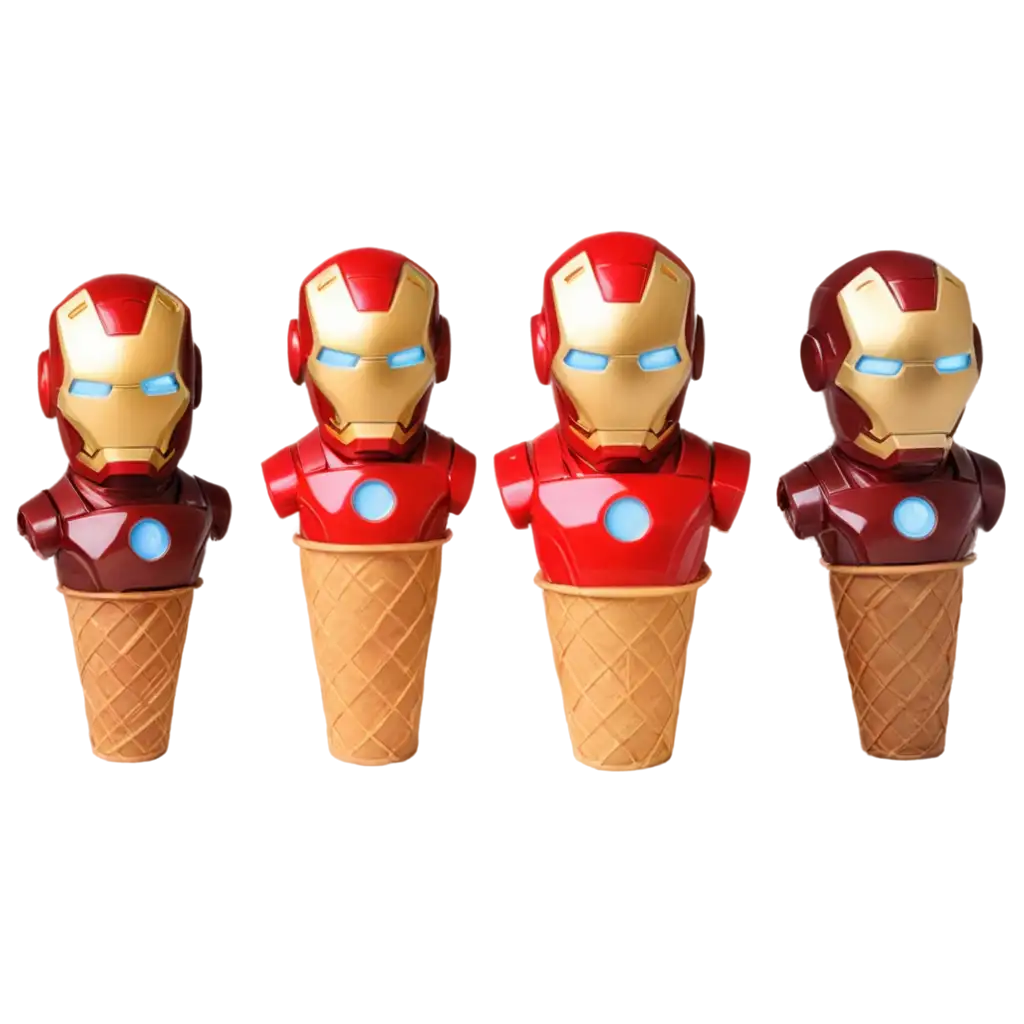 Iron-Man-Eating-Ice-Cream-PNG-Image-Playful-and-Whimsical-Art-Concept