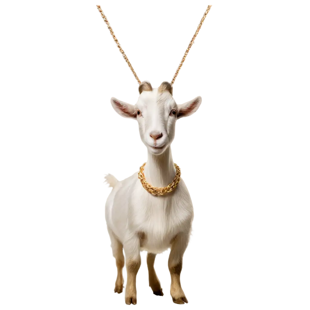 Golden-NecklaceWearing-Goat-PNG-Image-Exquisite-Animal-Portrait