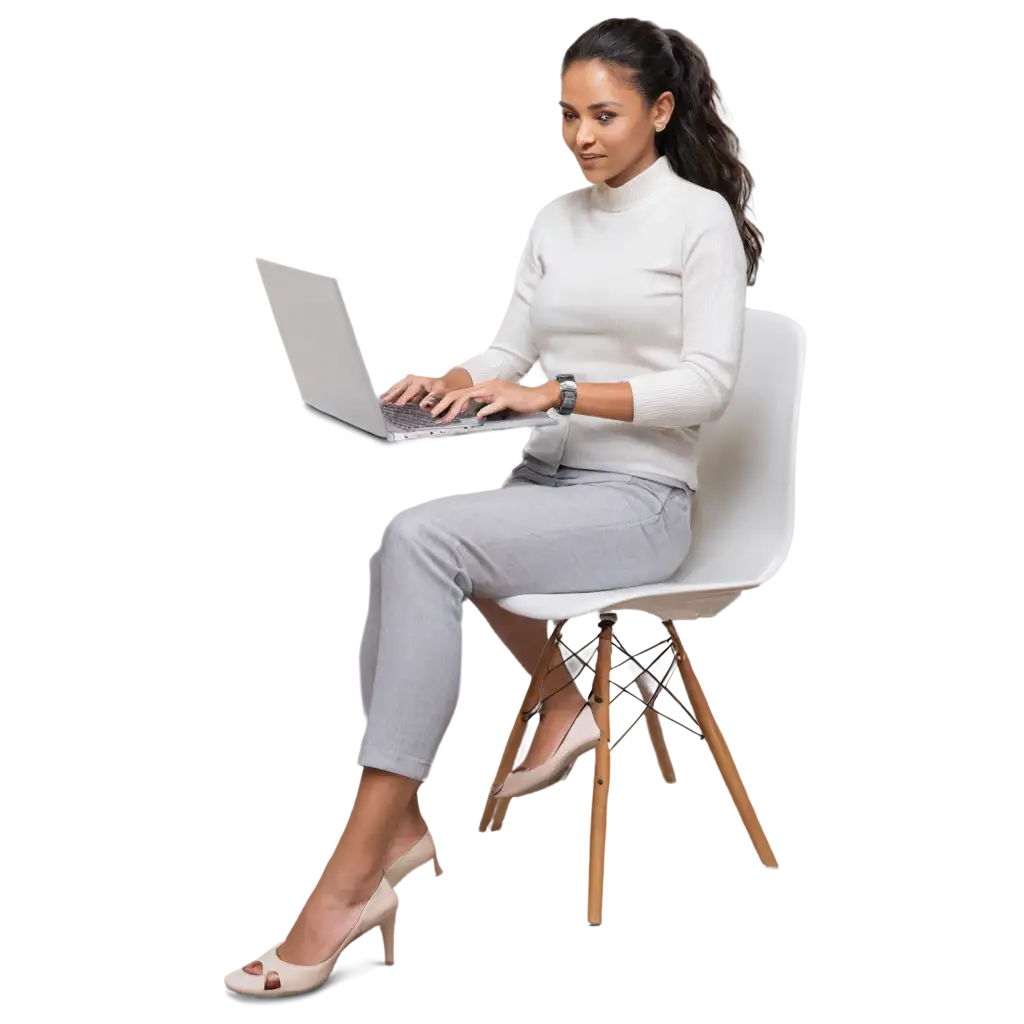 Professional-PNG-Image-of-a-Person-Sitting-on-Chair-with-Laptop-Detailed-Artwork