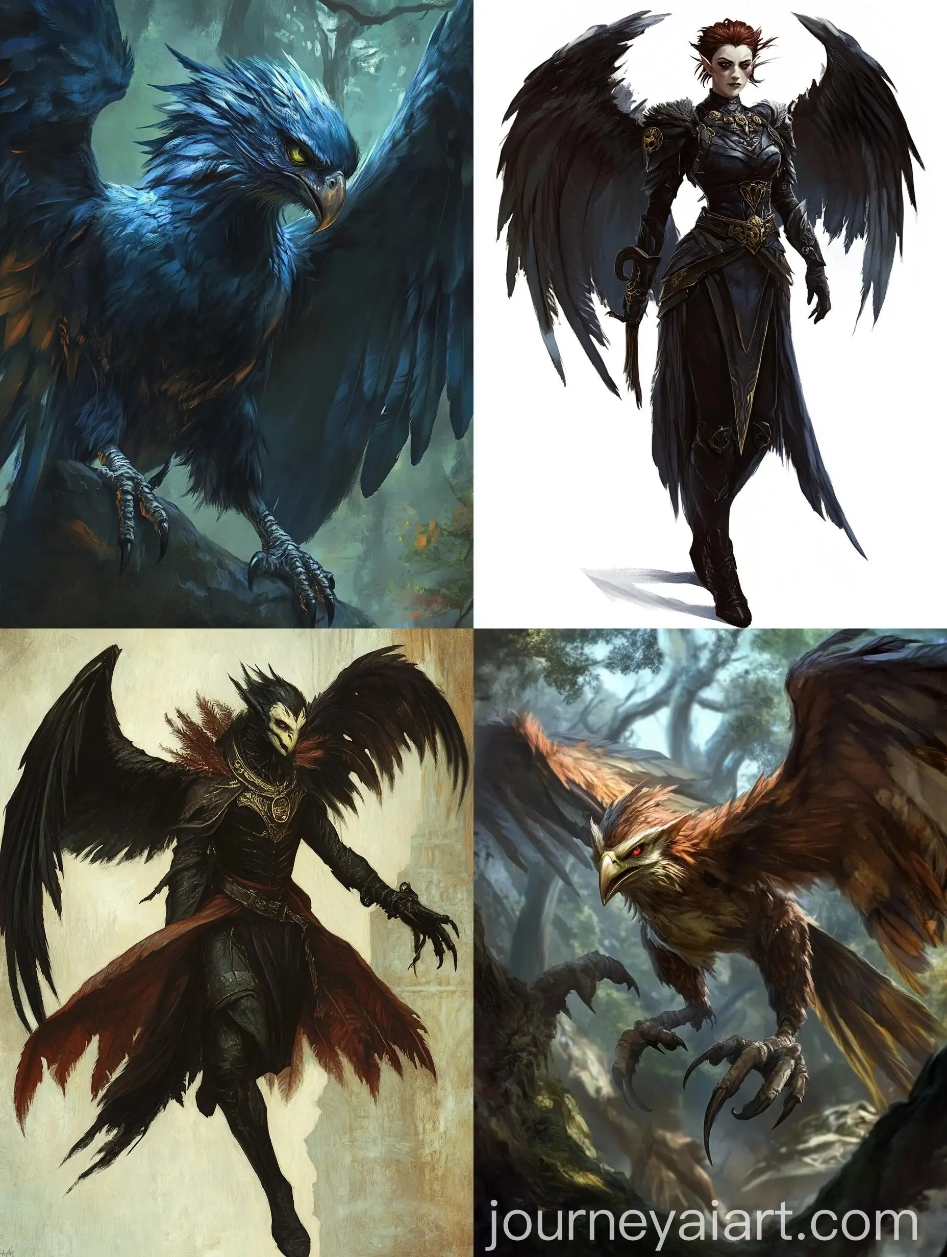 Harpy-DD-Fantasy-Character-in-Detailed-Portrait