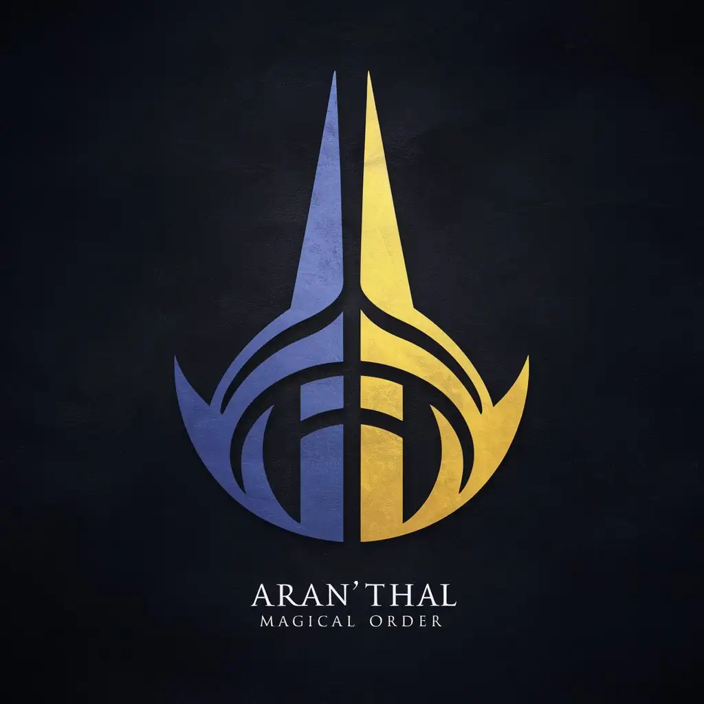 Insignia of Aranthal Magical Order Symbol of Power and Wisdom