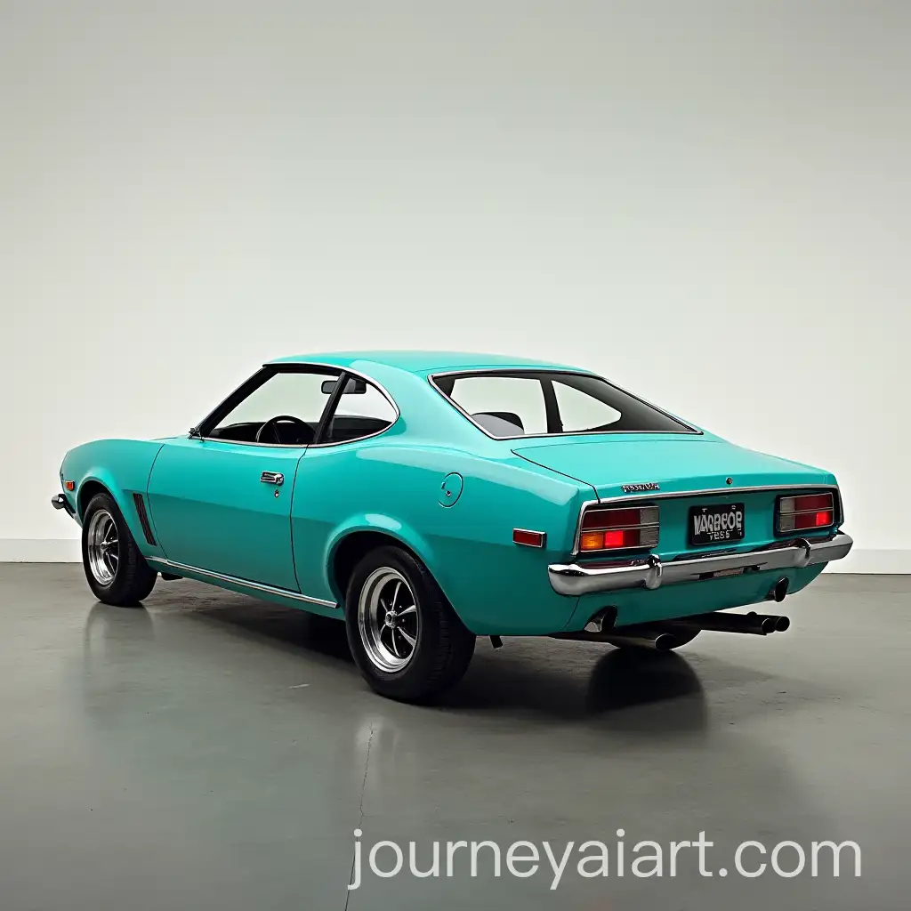 1974-Toyota-Celica-Fastback-Coupe-in-Turquoise-Side-Rear-View