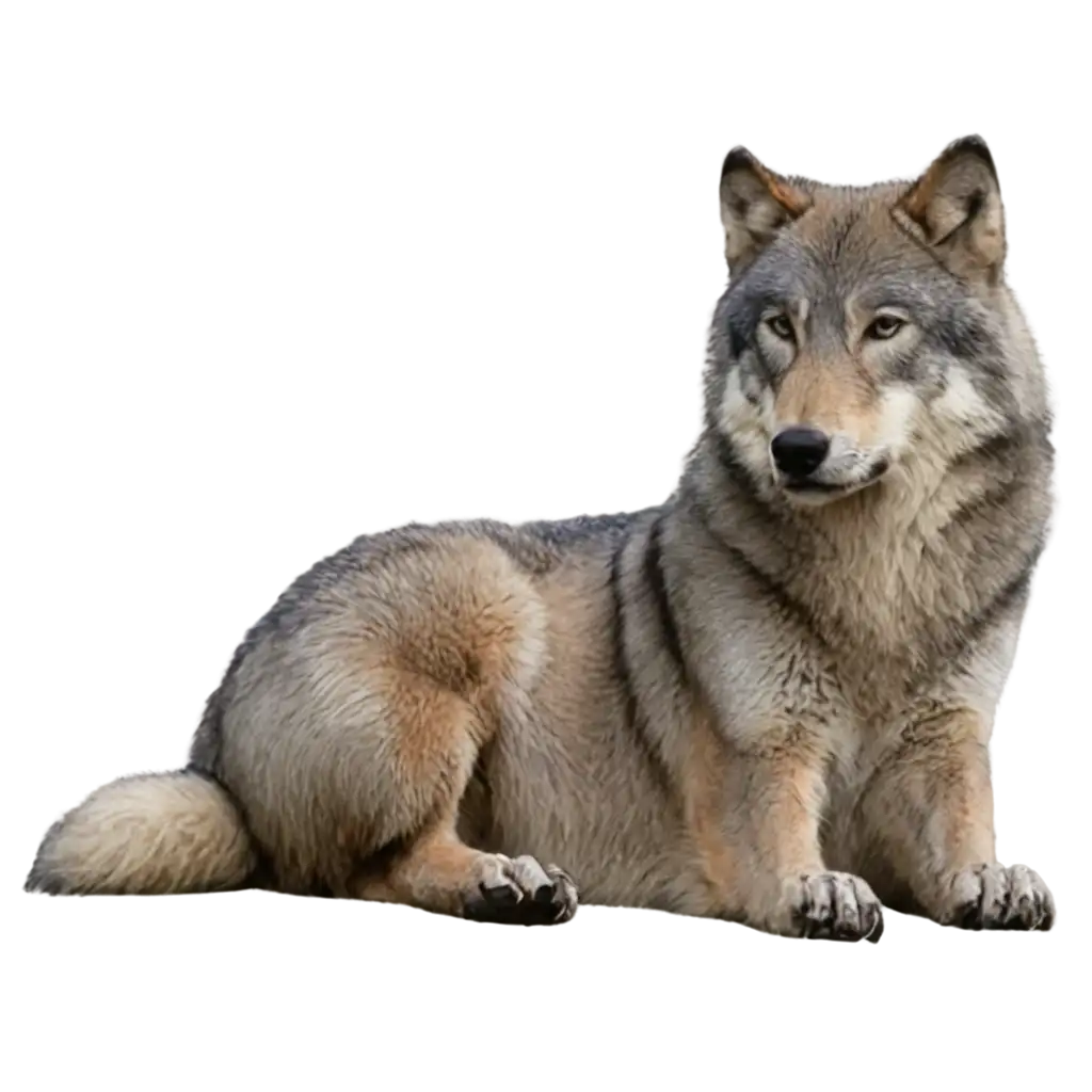 PNG-Image-of-a-Timberwolf-Feeling-Sad-Evoking-Emotion-and-Clarity