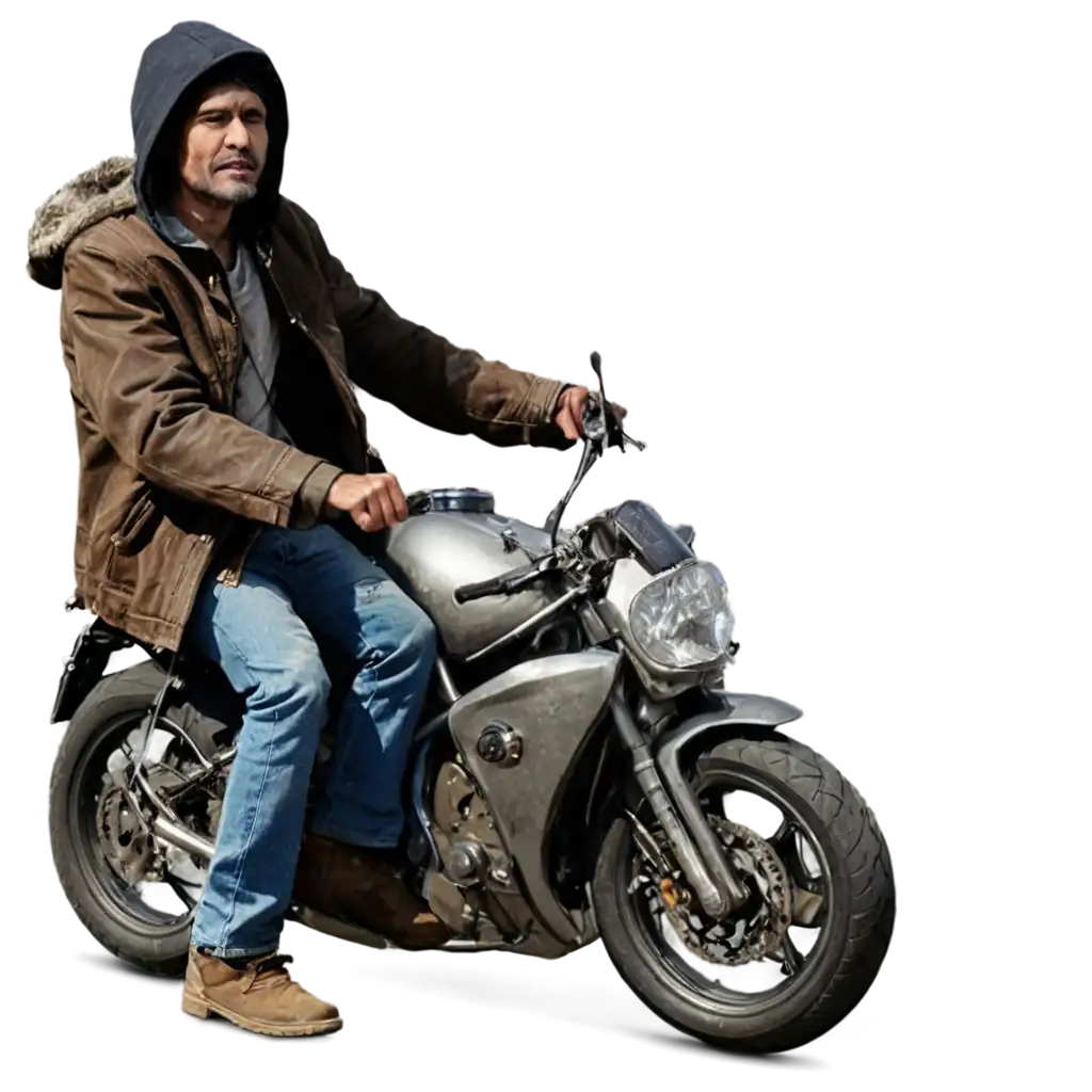 HighQuality-PNG-Image-of-a-Beggar-Riding-a-Motorcycle-Unique-Artistry-and-Clarity