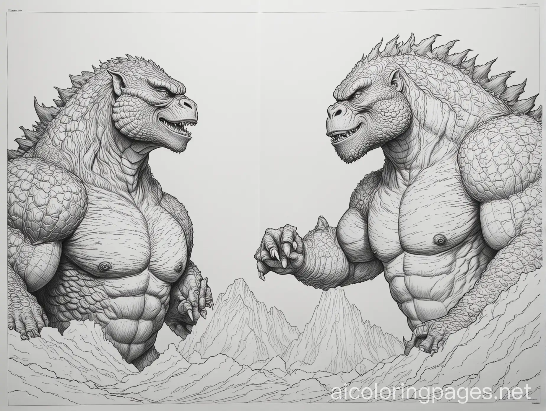 Fun-Coloring-Page-Featuring-Godzilla-and-Kong-for-Kids