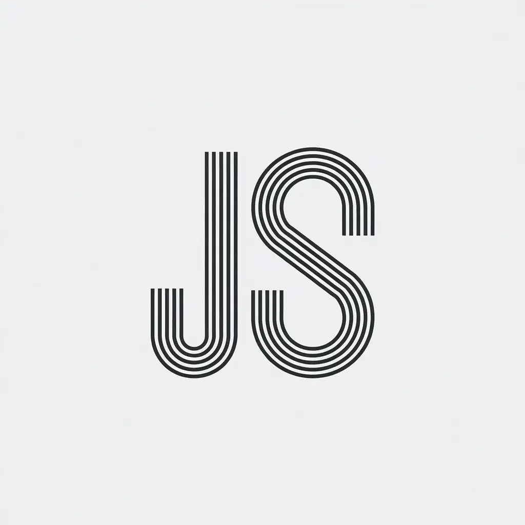 a vector logo design,with the text "js", main symbol:space,Minimalistic,be used in Home Family industry,clear background