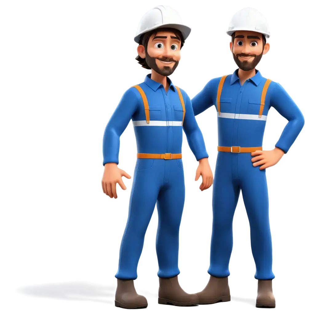 3D-Cartoon-Worker-in-Blue-Coverall-with-White-Helmet-and-Reflective-Stripes-PNG-Image-for-Diverse-Applications