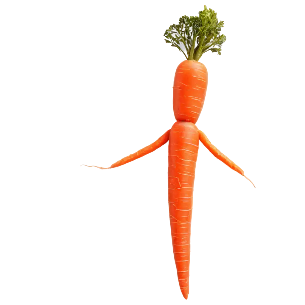 PNG-Image-Carrot-Shaped-Like-a-Person-Creative-Concept-for-Visual-Representation