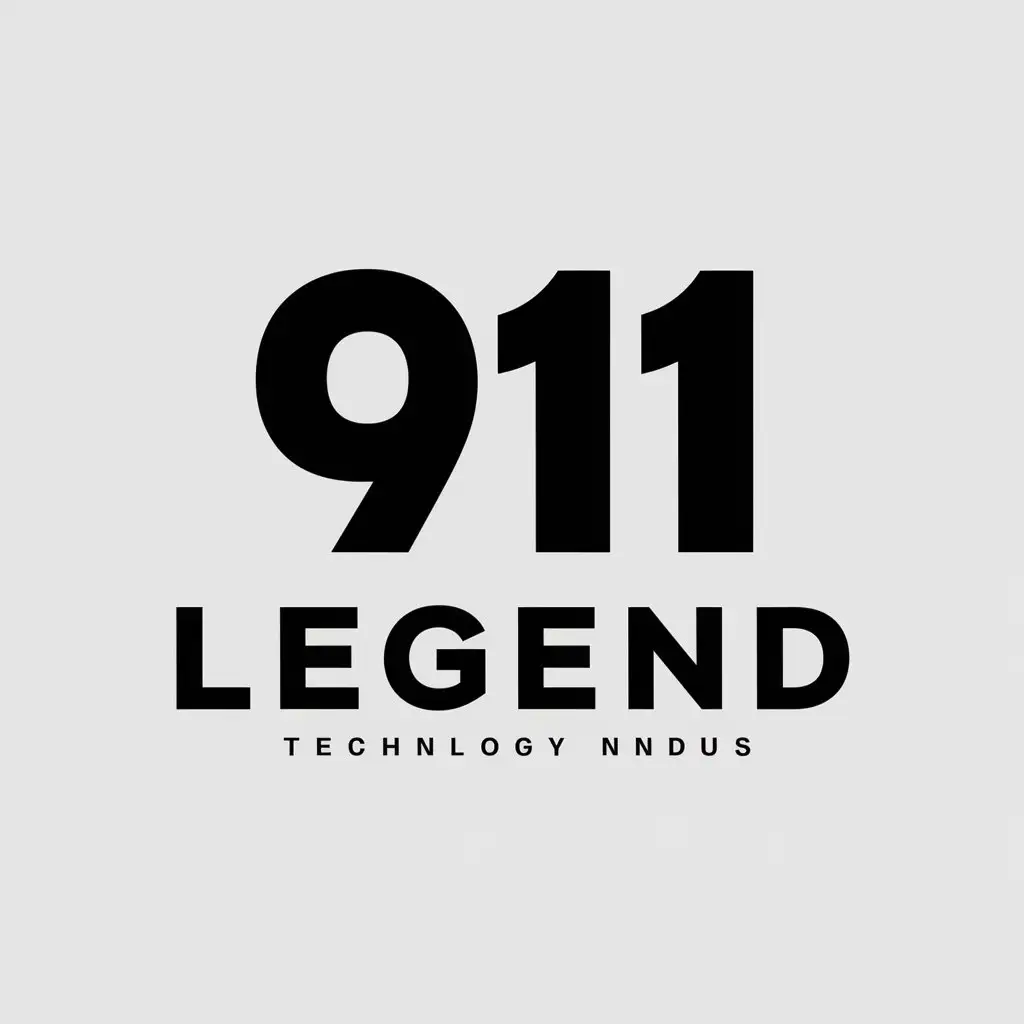 LOGO-Design-for-Legend-Modern-911-Symbol-for-the-Technology-Industry