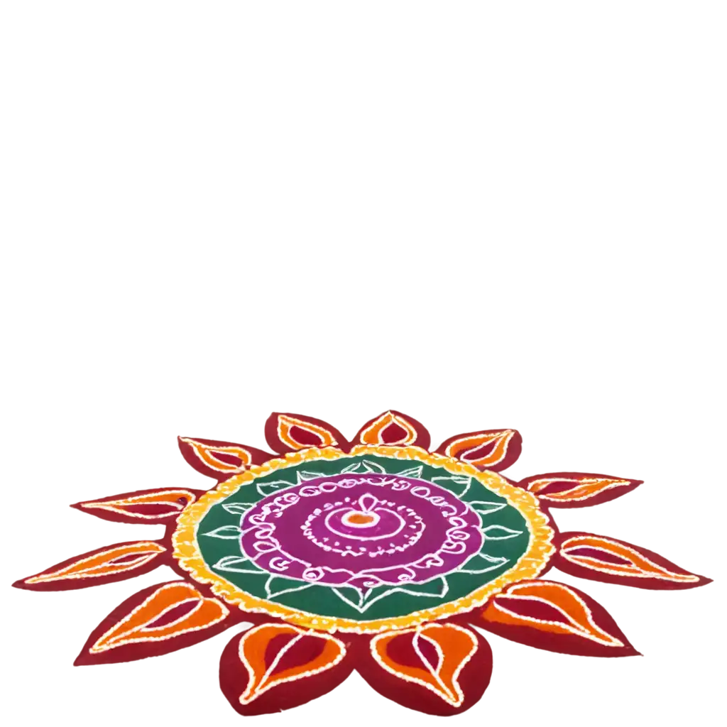 Beautiful-Diwali-Rangoli-PNG-Enhance-Your-Festive-Celebrations-with-HighQuality-Graphics