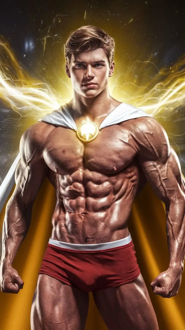 College-Student-Transforms-into-Powerful-Muscular-Superhero-with-Golden-Energy