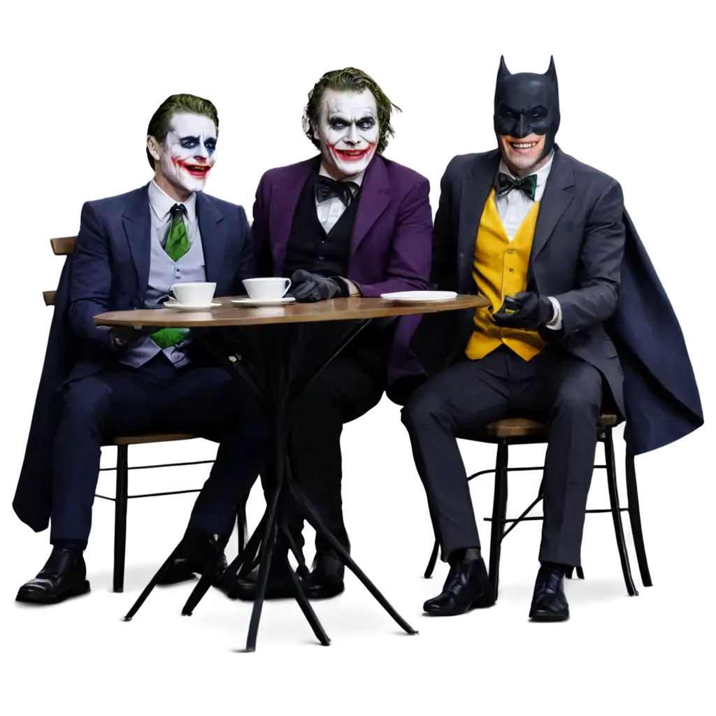 Batman-Joker-and-Penguin-A-Unique-PNG-Image-of-Gotham-Citys-Unlikely-Trio