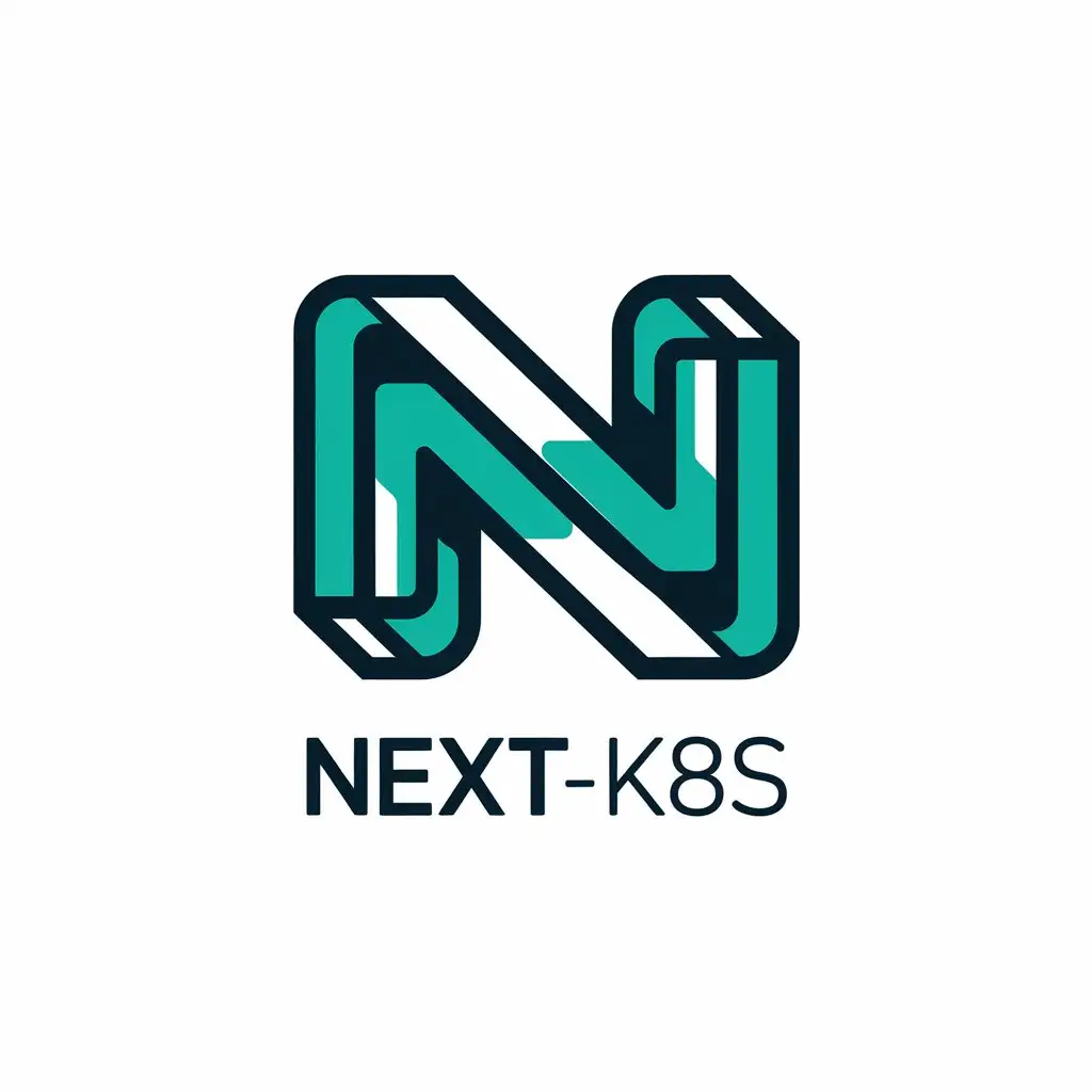 a vector logo design,with the text "Next-K8S", main symbol:Next-K8S,Moderate,clear background