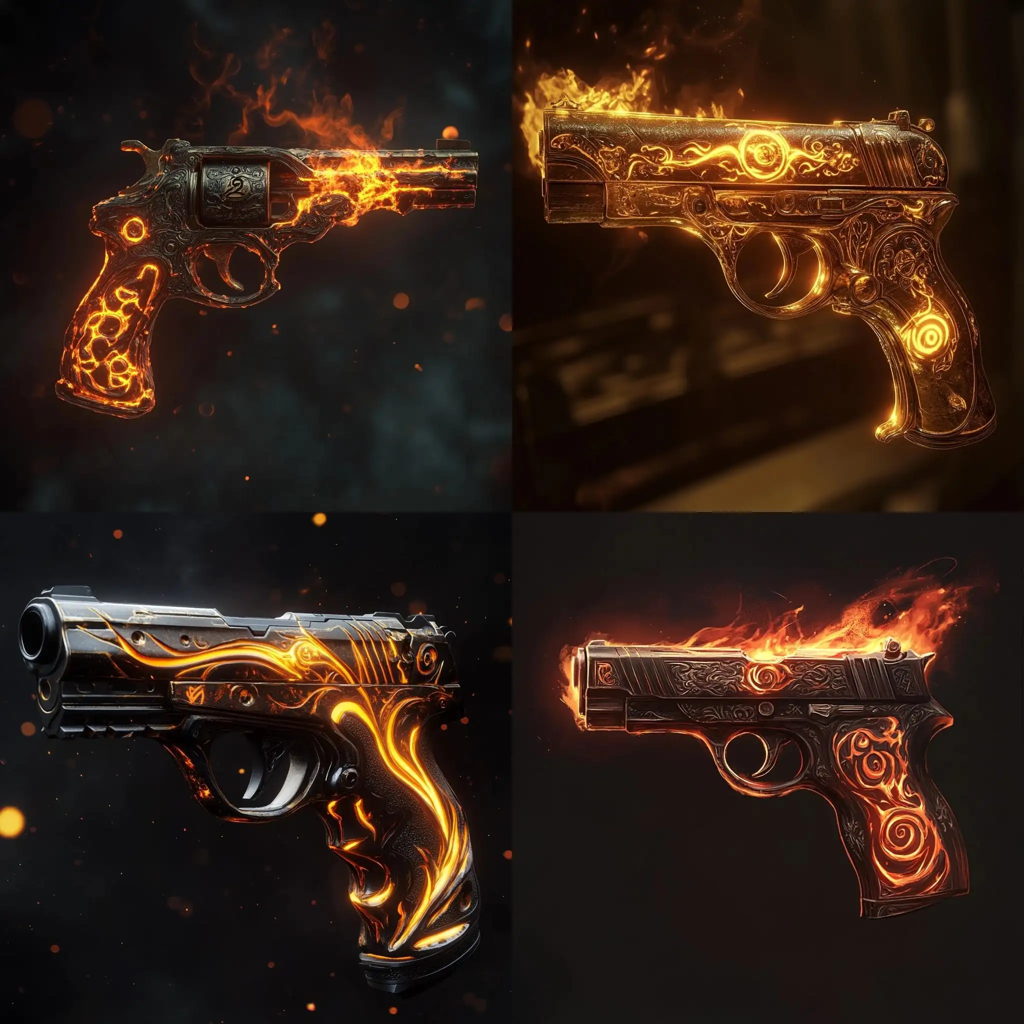 Pistol-with-Emberstrike-Inscription-and-Flame-Aura