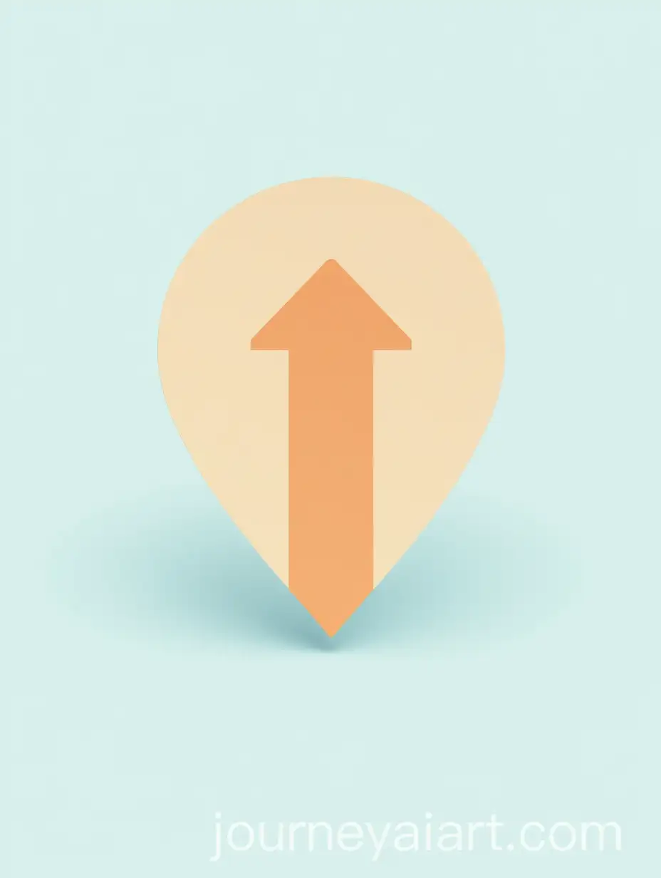 Minimalist-Animated-Logo-Design-for-Mobile-Application-Featuring-Central-Arrow-for-Friend-Location-Tracking